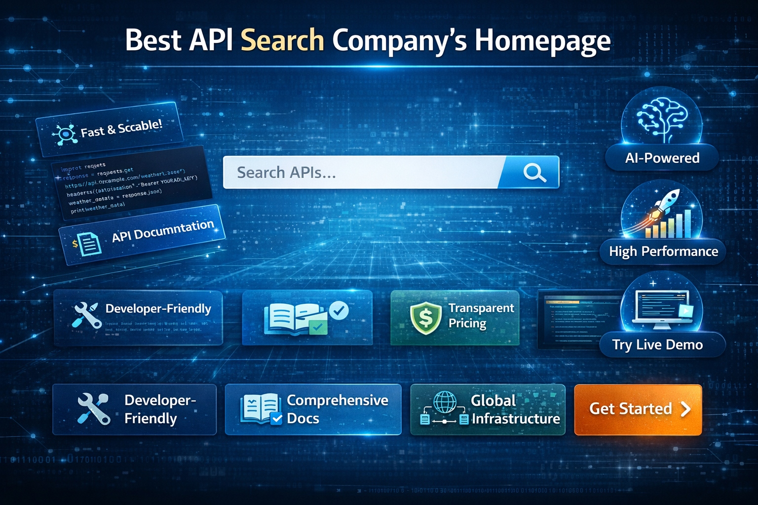 Best API Search Company’s Homepage
